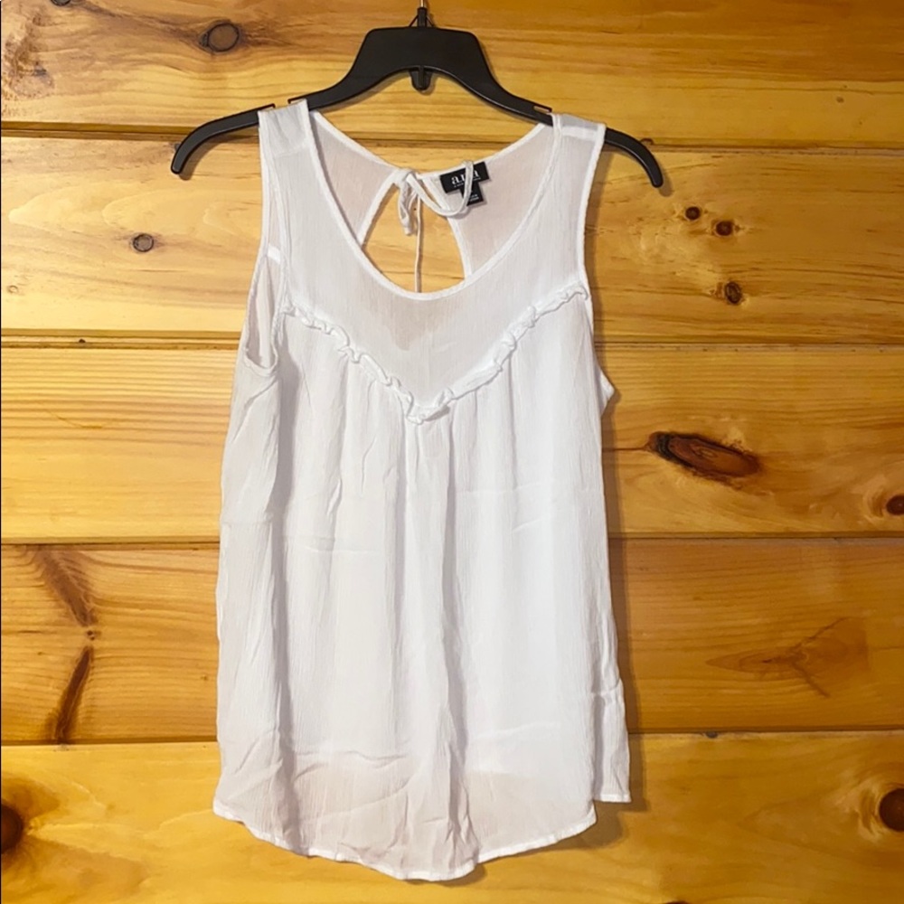 White tank top